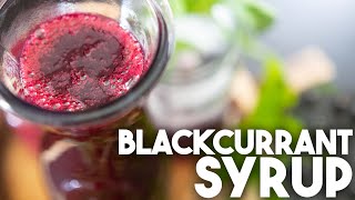 How to make a Blackcurrant Syrup  Kravings [upl. by Hurlee]