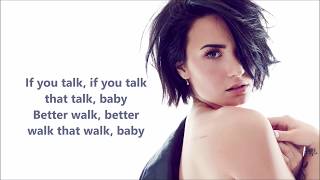 Demi Lovato  Sorry Not Sorry lyrics [upl. by Dnaltiac]