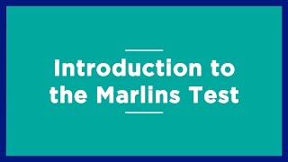 Subbed What is the Marlins Test [upl. by Adnirolc]