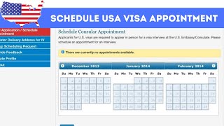 How to schedule USA Visa appointment online  Step by Step 2020 [upl. by Ahsiena132]