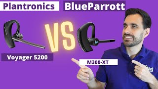 Plantronics Voyager 5200 vs BlueParrott M300XT  Mic Test Comparison [upl. by Thema198]