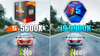 Ryzen 5 5600X vs i9 9900K  Test in 8 Games [upl. by Ydnal309]