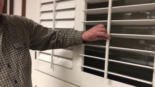 How to Fix Plantation Shutters [upl. by Aisiat140]