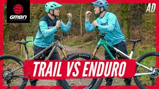 Trail Vs Enduro Mountain Bikes  Is There Really A Difference [upl. by Akemad483]