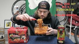 9 Million Scoville Spicy Ramen Noodle Challenge  LA BEAST [upl. by Brendin]