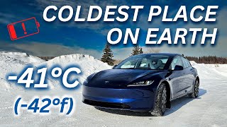 Tesla vs The COLDEST Place on Earth [upl. by Sral545]