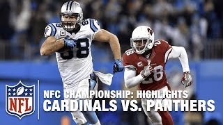 Cardinals vs Panthers  NFC Championship Highlights  NFL [upl. by Elleyoj]