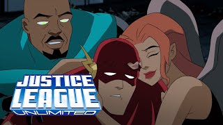 The Justice League rescues Flash from The Speed Force  Justice League Unlimited [upl. by Analak]