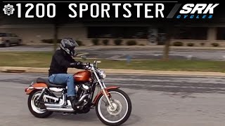 Harley Davidson Sportster 1200 Test Drive [upl. by Gagliano]