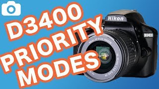 Nikon D3400 Aperture And Shutter Priority Modes [upl. by Hu]