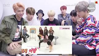 Bts react When BLACKPINK show their hidden talents [upl. by Bendicty]