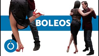 PASOS para BAILAR TANGO ARGENTINO 💃 BOLEOS Fáciles en TANGO Explicados [upl. by Jankell]