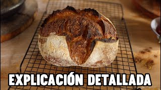 ¿CÓMO HACER UN PAN DE MASA MADRE PASO A PASO [upl. by Llered]