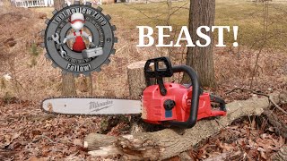 Milwaukee M18 FUEL Cordless Chainsaw Kit REVIEW 272720 [upl. by Ullyot]