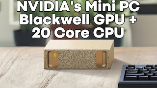 NVIDIAs New Mini PC  With the GB10 Grace Blackwell Superchip [upl. by Aihtak]