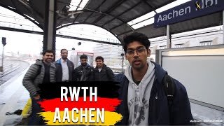 RWTH Aachen  Campus tour by Nikhilesh Dhure Meeting Indian students in Aachen [upl. by Lea]