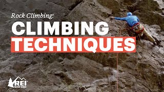 Rock Climbing Climbing Techniques [upl. by Nadaha]