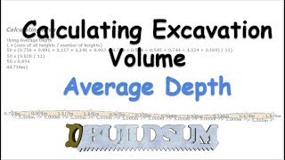 Calculating Excavation Volume Average Depth [upl. by Willi823]