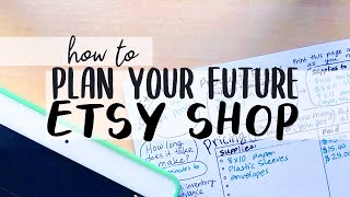 Do This Before Starting Your Etsy Shop FREE Planning Worksheets [upl. by Adnelg220]