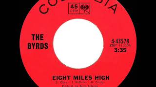 1966 HITS ARCHIVE Eight Miles High  Byrds mono 45 [upl. by Latnahs548]