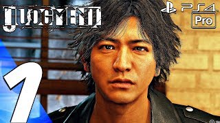 JUDGMENT  Gameplay Walkthrough Part 1  Prologue Full Game PS4 PRO [upl. by Nosnirb]