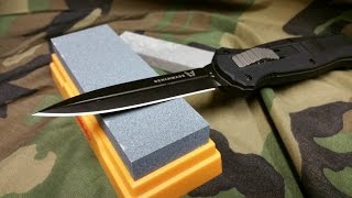 How to Sharpen a Knife Beginners Tutorial [upl. by Uni]