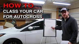 How to Class your Autocross Car SCCA guidelines [upl. by Annekahs365]