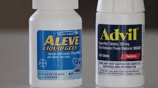 Ibuprofen and Naproxen AdvilMotrinAleve [upl. by Alyehc594]