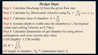 Design of Grit Chamber [upl. by Stclair25]