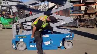 How To Operate A Genie Scissor Lift [upl. by Barron]