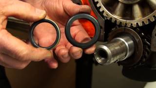 Flathead Ford Crankshaft Seal Sleeve Install Tutorial [upl. by Revlis943]