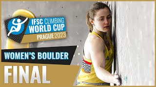 Womens Boulder final  Prague 2023 [upl. by Conrad239]