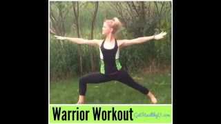 Chris Freytag  Warrior Yoga Workout [upl. by Llewen572]