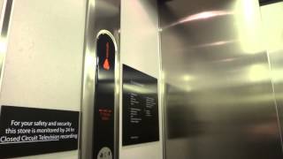 Kone EcoDisc elevators at Debenhams Westfield Ariel Way London [upl. by Feodor]