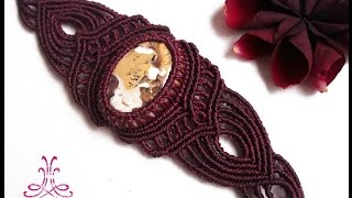 How to Wrap a Stone  Macrame Tutorial DIY [upl. by Zita]