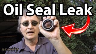 How to Fix a Oil Seal Leak in Your Car [upl. by Fransis]