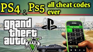 GTA5 cheat codes for PS4 and PS5 All cheat codes ever [upl. by Netniuq354]