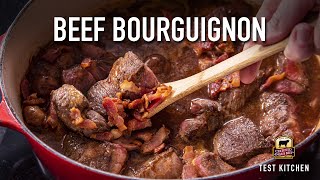 How to Make Beef Bourguignon  Best French Stew Recipe [upl. by Cammie]