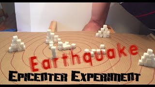 Earthquake Epicenter Experiment Shake table [upl. by Ameline]