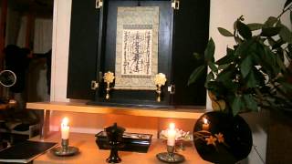 Typical Solo Evening Gongyo at Home Buddhism Soka Gakkai [upl. by Tifanie]