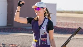 Skeet Women Highlights  ISSF Shotgun World Cup 2014 Tucson USA [upl. by Nosnev]