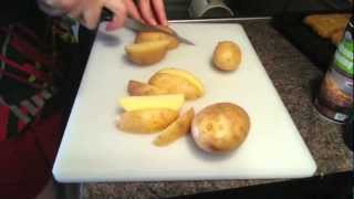 How to Make Potato Wedges [upl. by Atinrev999]