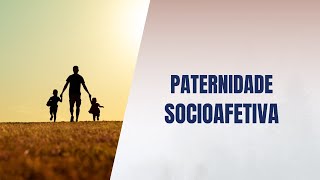 Paternidade socioafetiva [upl. by Nolyk]