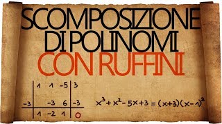 Scomposizione di Polinomi con Ruffini [upl. by Joost]