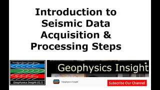 Seismic Data Acquisition Essential Processing Steps amp Techniques to Boost Your Geophysics Career [upl. by Nyleda]