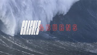 The Greatest Wipeouts From Nazaré  SURFER  Crashes and Burns [upl. by Tayyebeb]