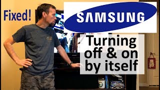 How to Fix Samsung TV Turning Off and On By Itself [upl. by Marienthal]