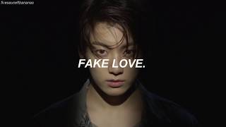 BTS Fake Love en Español falso amor [upl. by Atinauj]