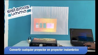 Convertir cualquier proyector en un proyector inalámbrico [upl. by Lraed683]