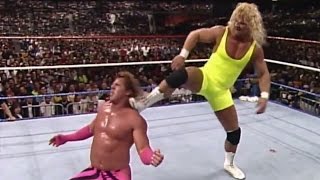 Brutus quotThe Barberquot Beefcake vs Mr Perfect WrestleMania VI [upl. by Hgielanna]